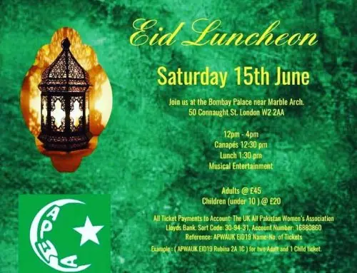 Eid Luncheon – Sat 15 June